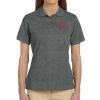 Ladies' 6 oz. Ringspun Cotton Piqué Short-Sleeve Polo Thumbnail