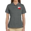 Ladies' 6 oz. Ringspun Cotton Piqué Short-Sleeve Polo Thumbnail