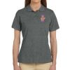 Ladies' 6 oz. Ringspun Cotton Piqué Short-Sleeve Polo Thumbnail