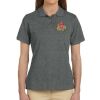 Ladies' 6 oz. Ringspun Cotton Piqué Short-Sleeve Polo Thumbnail