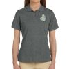 Ladies' 6 oz. Ringspun Cotton Piqué Short-Sleeve Polo Thumbnail