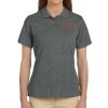 Ladies' 6 oz. Ringspun Cotton Piqué Short-Sleeve Polo Thumbnail