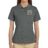 Ladies' 6 oz. Ringspun Cotton Piqué Short-Sleeve Polo Thumbnail