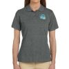 Ladies' 6 oz. Ringspun Cotton Piqué Short-Sleeve Polo Thumbnail