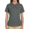 Ladies' 6 oz. Ringspun Cotton Piqué Short-Sleeve Polo Thumbnail