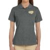 Ladies' 6 oz. Ringspun Cotton Piqué Short-Sleeve Polo Thumbnail
