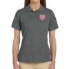Ladies' 6 oz. Ringspun Cotton Piqué Short-Sleeve Polo Thumbnail