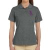 Ladies' 6 oz. Ringspun Cotton Piqué Short-Sleeve Polo Thumbnail