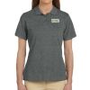 Ladies' 6 oz. Ringspun Cotton Piqué Short-Sleeve Polo Thumbnail