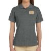 Ladies' 6 oz. Ringspun Cotton Piqué Short-Sleeve Polo Thumbnail
