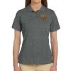 Ladies' 6 oz. Ringspun Cotton Piqué Short-Sleeve Polo Thumbnail
