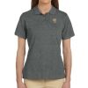 Ladies' 6 oz. Ringspun Cotton Piqué Short-Sleeve Polo Thumbnail