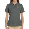 Ladies' 6 oz. Ringspun Cotton Piqué Short-Sleeve Polo Thumbnail