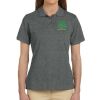 Ladies' 6 oz. Ringspun Cotton Piqué Short-Sleeve Polo Thumbnail