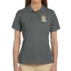Ladies' 6 oz. Ringspun Cotton Piqué Short-Sleeve Polo Thumbnail