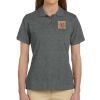 Ladies' 6 oz. Ringspun Cotton Piqué Short-Sleeve Polo Thumbnail