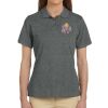 Ladies' 6 oz. Ringspun Cotton Piqué Short-Sleeve Polo Thumbnail