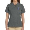 Ladies' 6 oz. Ringspun Cotton Piqué Short-Sleeve Polo Thumbnail