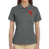 Ladies' 6 oz. Ringspun Cotton Piqué Short-Sleeve Polo Thumbnail