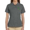 Ladies' 6 oz. Ringspun Cotton Piqué Short-Sleeve Polo Thumbnail