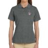 Ladies' 6 oz. Ringspun Cotton Piqué Short-Sleeve Polo Thumbnail