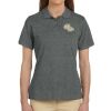 Ladies' 6 oz. Ringspun Cotton Piqué Short-Sleeve Polo Thumbnail