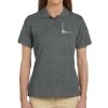 Ladies' 6 oz. Ringspun Cotton Piqué Short-Sleeve Polo Thumbnail