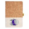 Cork And Heathered Fabric Hardcover Journal 5.5" X 8.25" Thumbnail