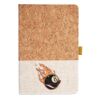 Cork And Heathered Fabric Hardcover Journal 5.5" X 8.25" Thumbnail