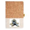 Cork And Heathered Fabric Hardcover Journal 5.5" X 8.25" Thumbnail