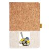 Cork And Heathered Fabric Hardcover Journal 5.5" X 8.25" Thumbnail