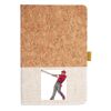 Cork And Heathered Fabric Hardcover Journal 5.5" X 8.25" Thumbnail