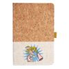 Cork And Heathered Fabric Hardcover Journal 5.5" X 8.25" Thumbnail
