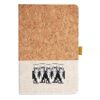 Cork And Heathered Fabric Hardcover Journal 5.5" X 8.25" Thumbnail