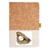 Cork And Heathered Fabric Hardcover Journal 5.5" X 8.25" Thumbnail