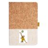 Cork And Heathered Fabric Hardcover Journal 5.5" X 8.25" Thumbnail