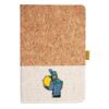 Cork And Heathered Fabric Hardcover Journal 5.5" X 8.25" Thumbnail