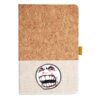Cork And Heathered Fabric Hardcover Journal 5.5" X 8.25" Thumbnail