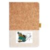 Cork And Heathered Fabric Hardcover Journal 5.5" X 8.25" Thumbnail