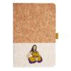 Cork And Heathered Fabric Hardcover Journal 5.5" X 8.25" Thumbnail