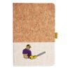 Cork And Heathered Fabric Hardcover Journal 5.5" X 8.25" Thumbnail