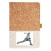 Cork And Heathered Fabric Hardcover Journal 5.5" X 8.25" Thumbnail