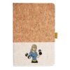 Cork And Heathered Fabric Hardcover Journal 5.5" X 8.25" Thumbnail