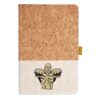 Cork And Heathered Fabric Hardcover Journal 5.5" X 8.25" Thumbnail