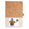Cork And Heathered Fabric Hardcover Journal 5.5" X 8.25" Thumbnail