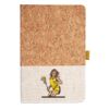 Cork And Heathered Fabric Hardcover Journal 5.5" X 8.25" Thumbnail