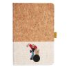 Cork And Heathered Fabric Hardcover Journal 5.5" X 8.25" Thumbnail