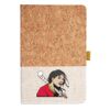 Cork And Heathered Fabric Hardcover Journal 5.5" X 8.25" Thumbnail