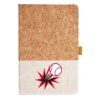 Cork And Heathered Fabric Hardcover Journal 5.5" X 8.25" Thumbnail