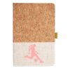 Cork And Heathered Fabric Hardcover Journal 5.5" X 8.25" Thumbnail